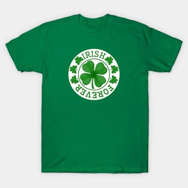 St. Patrick's Day Irish Forever Shamrock logo T-shirt