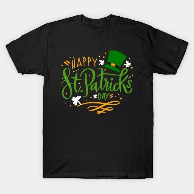 St. Patrick's Day Leprechaun hat and Shamrock T-shirt