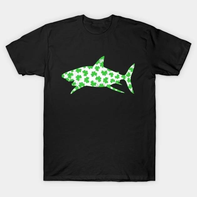 St. Patrick's Day Shark Shamrock T-shirt