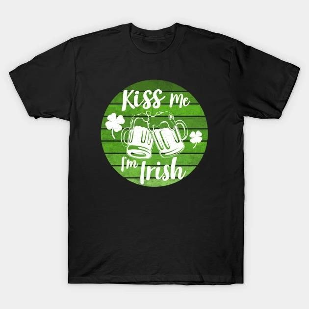 St. Patrick's Day kiss me I'm Irish beer T-shirt