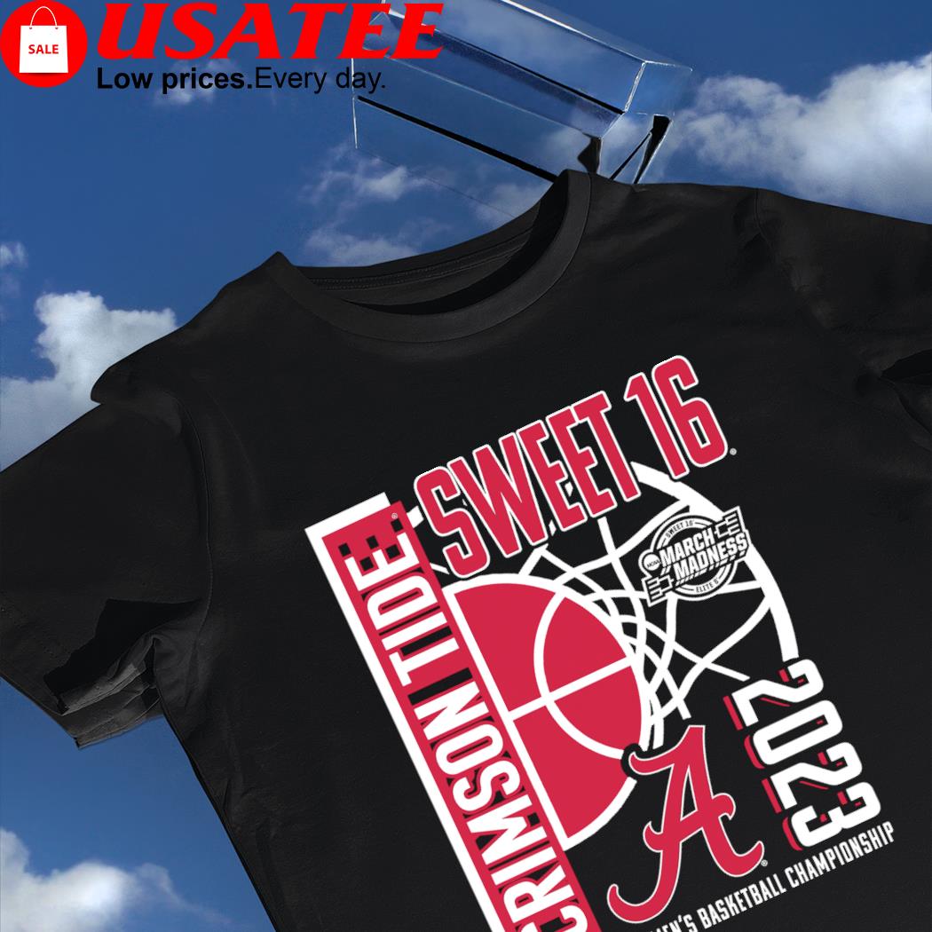 Alabama Crimson Tide 2023 NCAA Division I Men's Basketball Championship Tournament March Madness Sweet 16 shirt