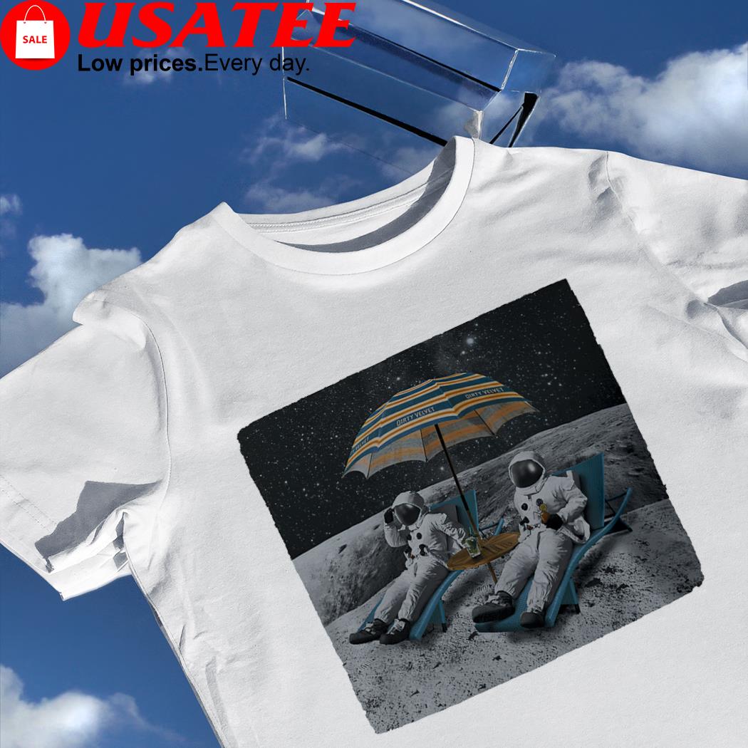 Astronaut relax on Moon Lunar Holiday shirt