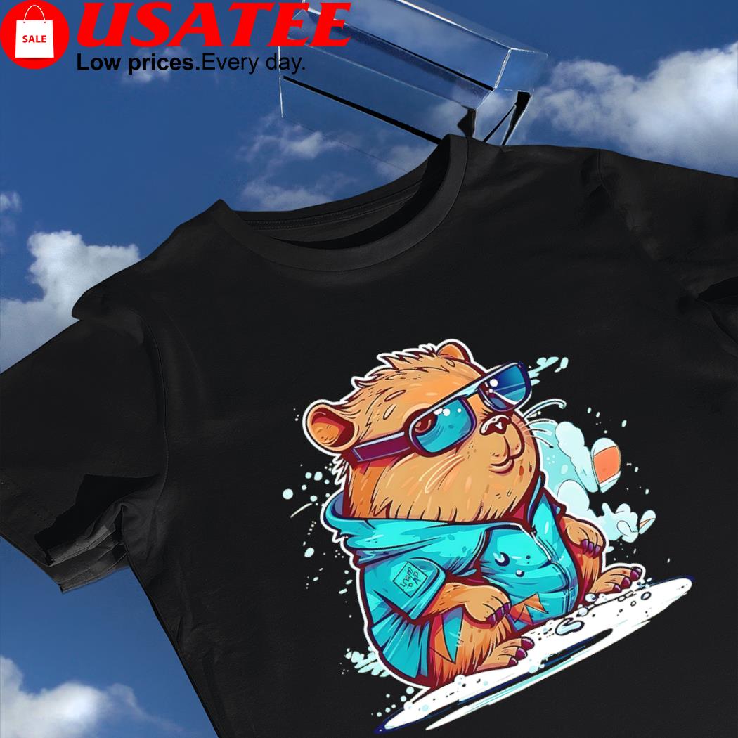 Cool Capybara art shirt