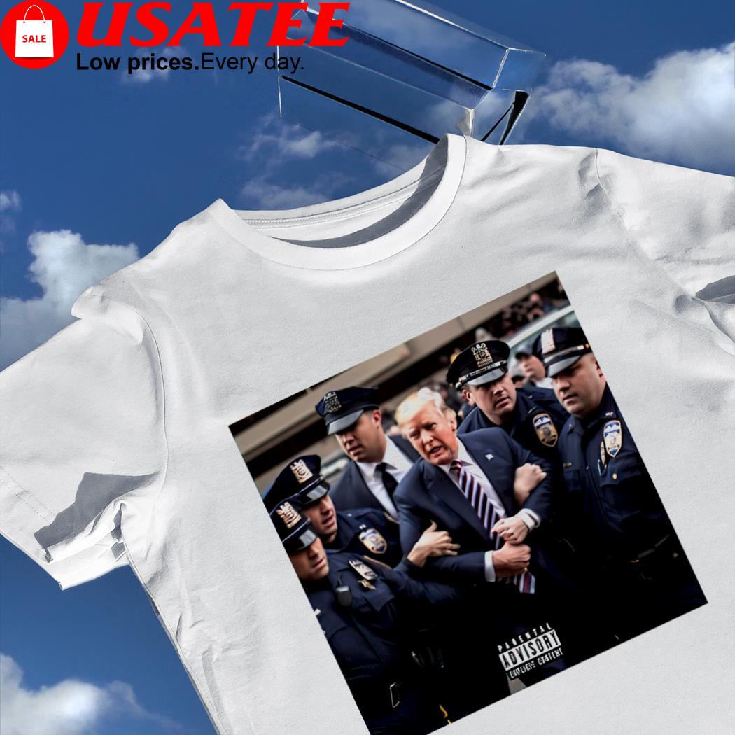 Donald Trump getting Arrested meme 2023 shirt