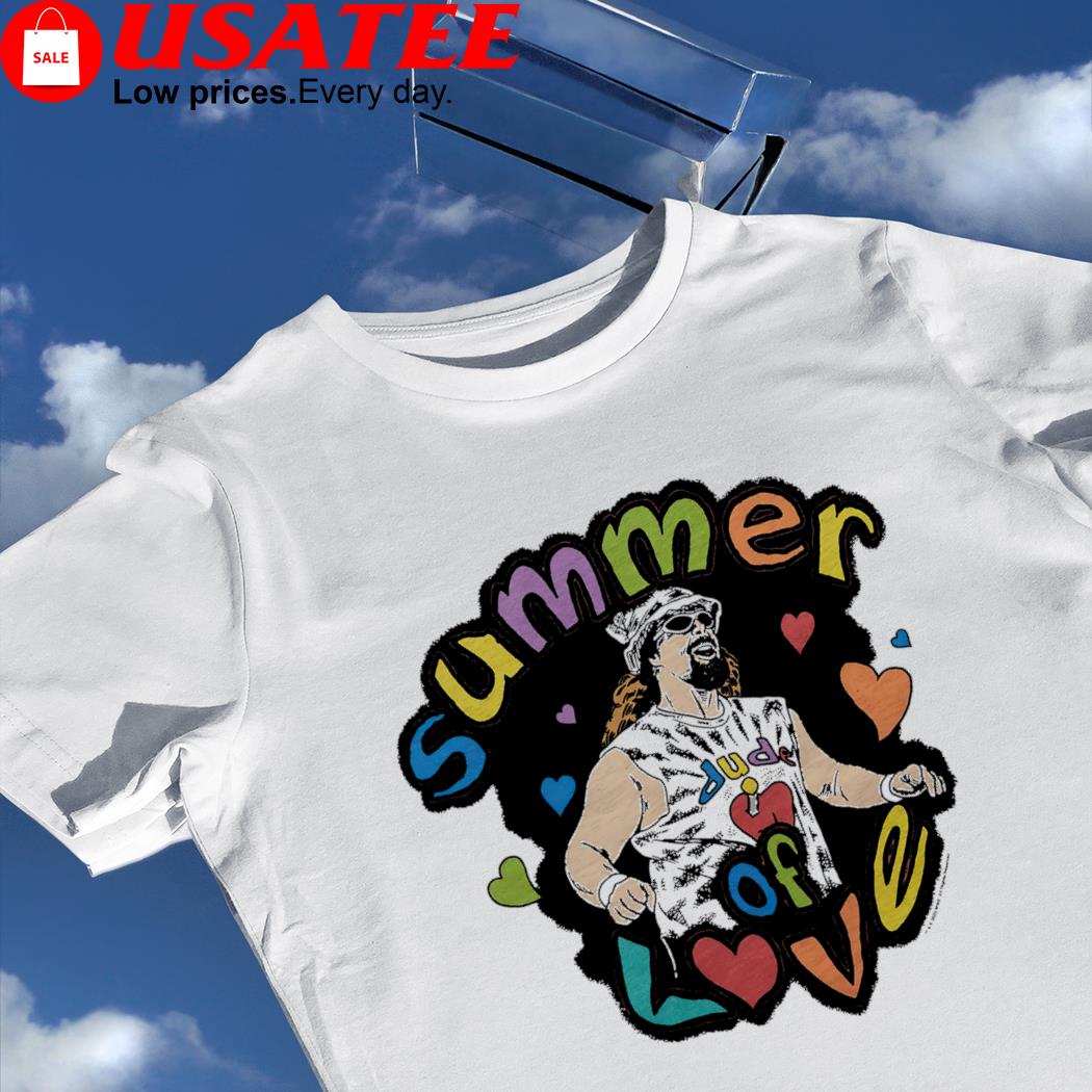Dude Love Summer of Love colorful shirt
