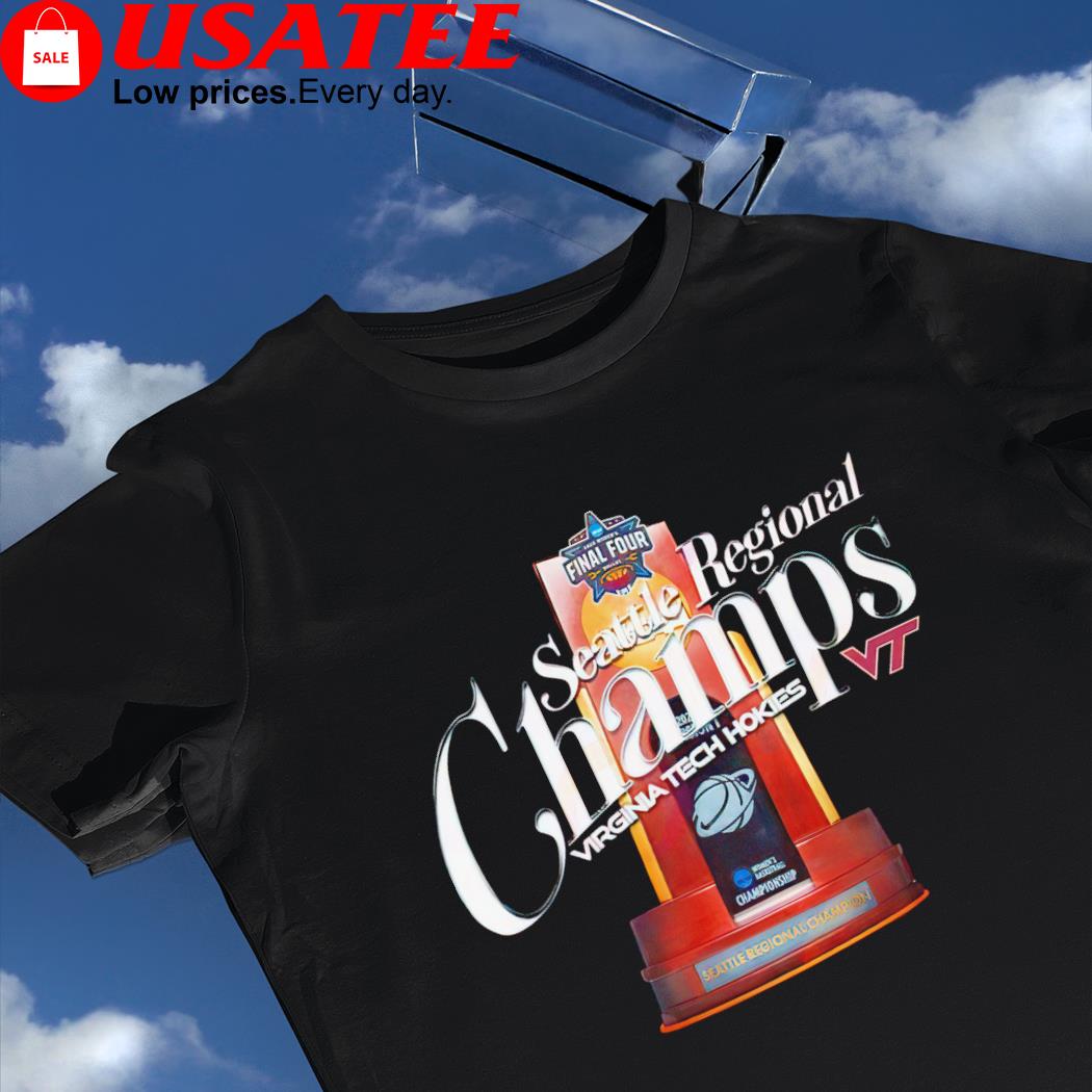 Final Tour 2023 Seattle Regional Champs Virginia Tech Hokies Trophy shirt
