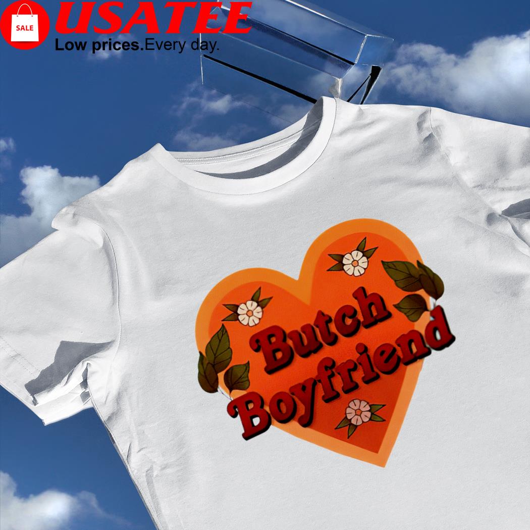 Floral Heart Butch Boyfriend shirt