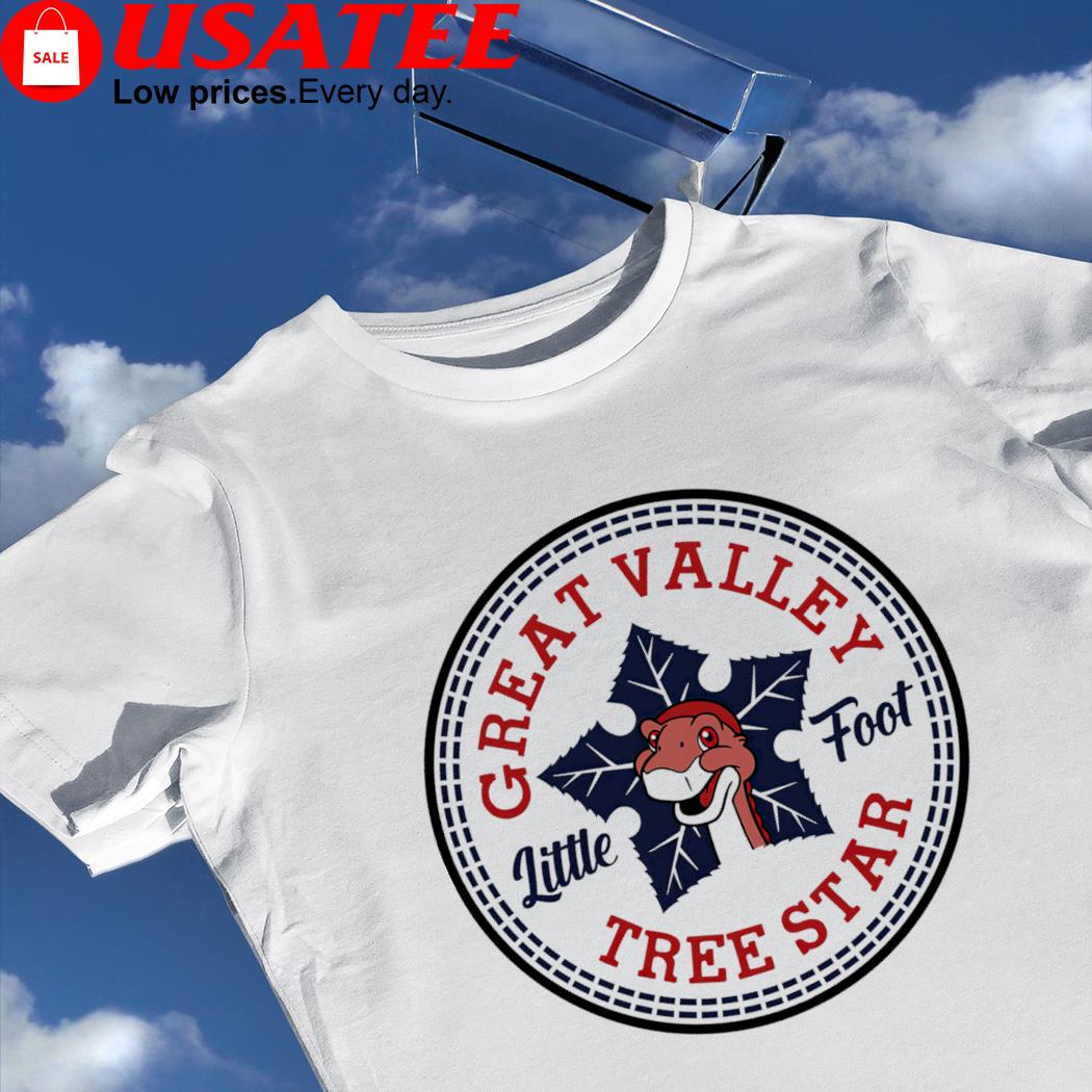 Great Valley Tree Star Little Foot logo shirt