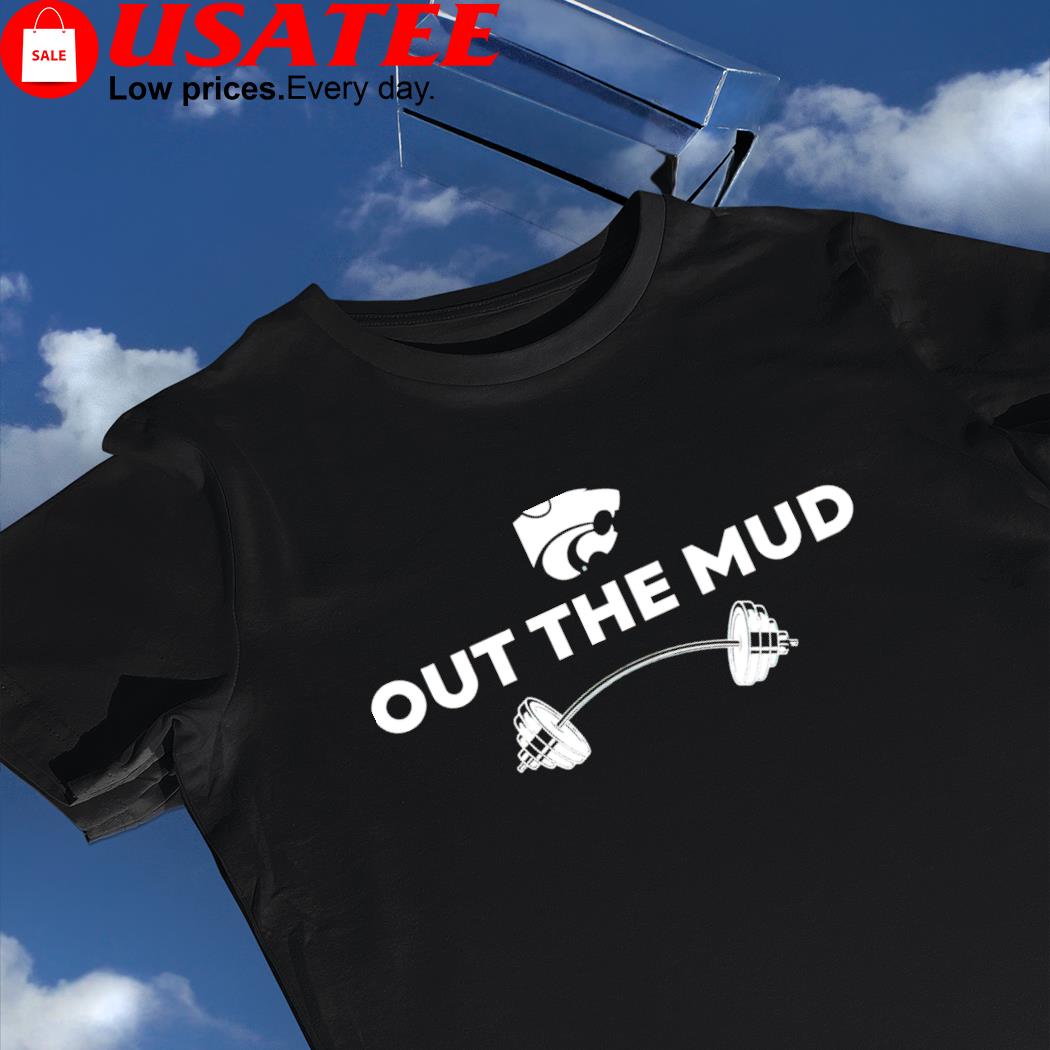 Jerome Tang wear Out the Mud K-State logo shirt