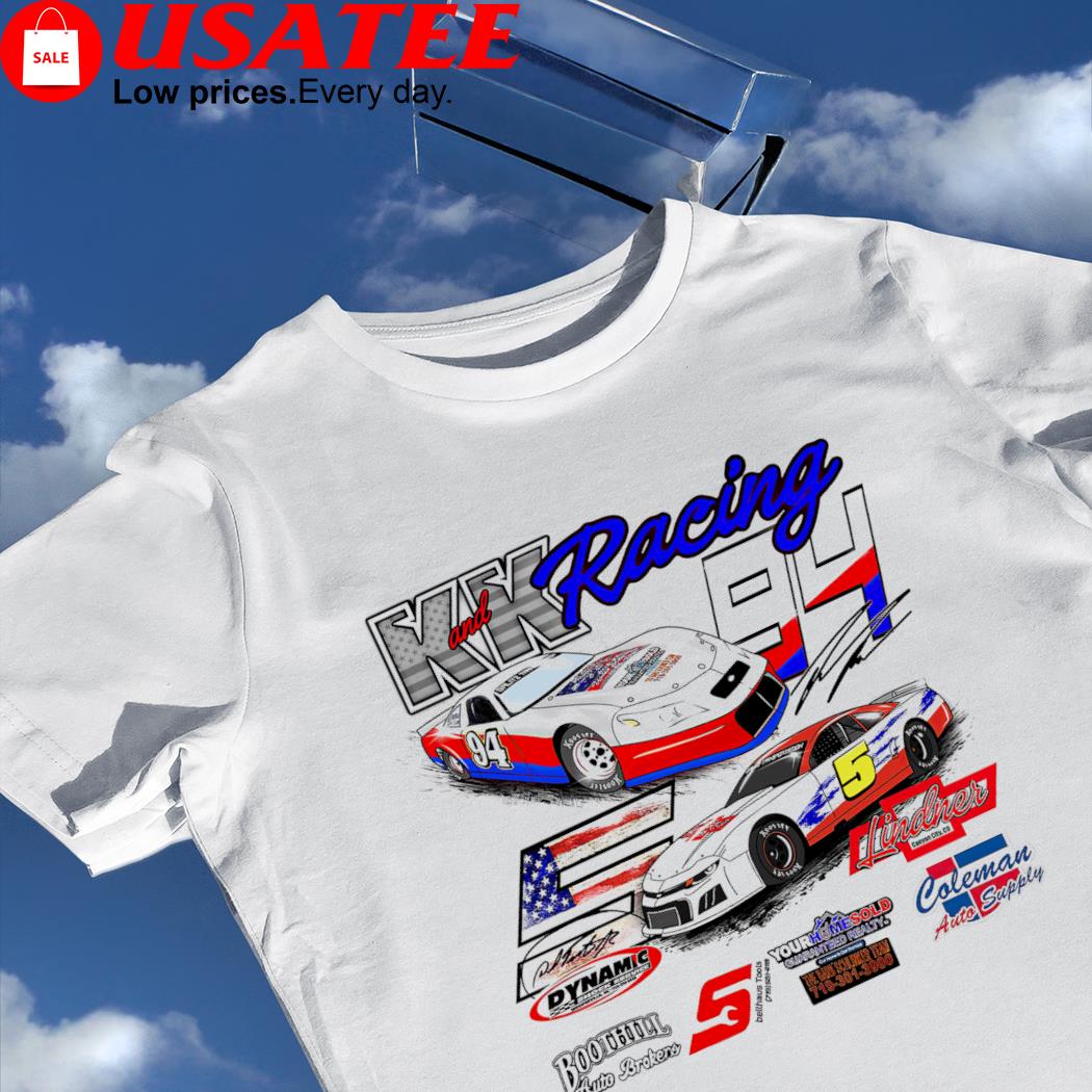 K and K Racing 2023 car shirt