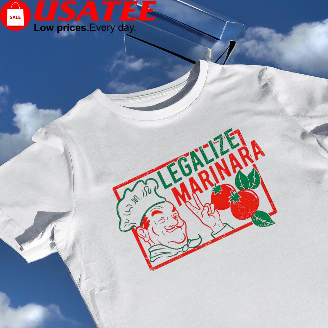 Legalize Marinara Chief with Tomato logo shirt