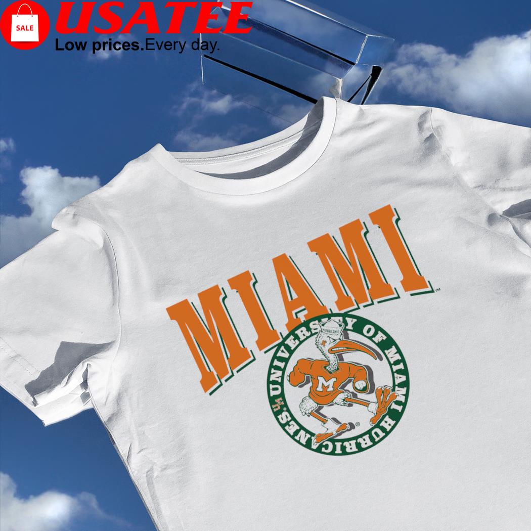 Miami Hurricanes Basketball University of Miami Hurricanes logo shirt
