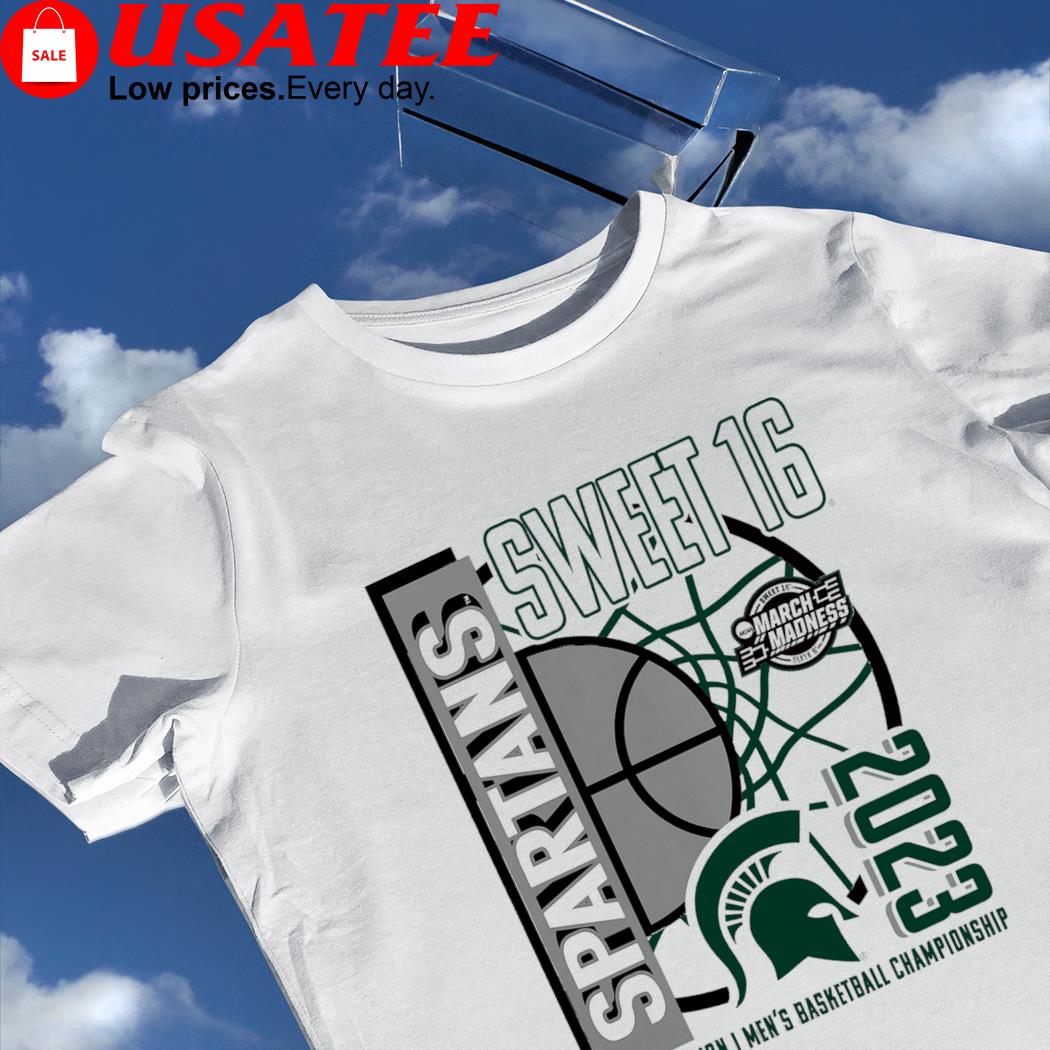 Michigan State Spartans 2023 NCAA Division I Men's Basketball Championship Tournament March Madness Sweet 16 shirt