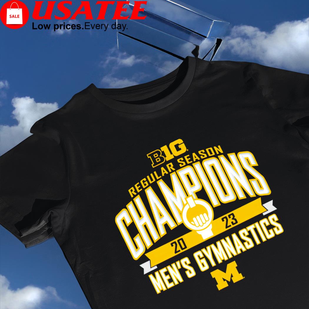 Michigan Wolverines 2023 Big Ten Men's Gymnastics Regular Season Champions logo shirt