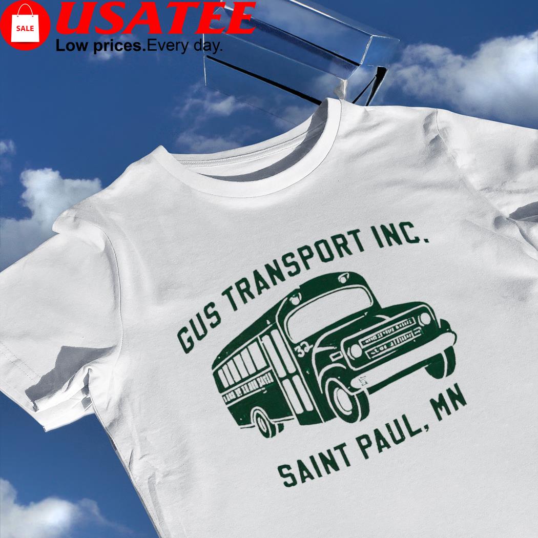 Minnesota Wild Bus gus transport Inc Saint Paul MN shirt