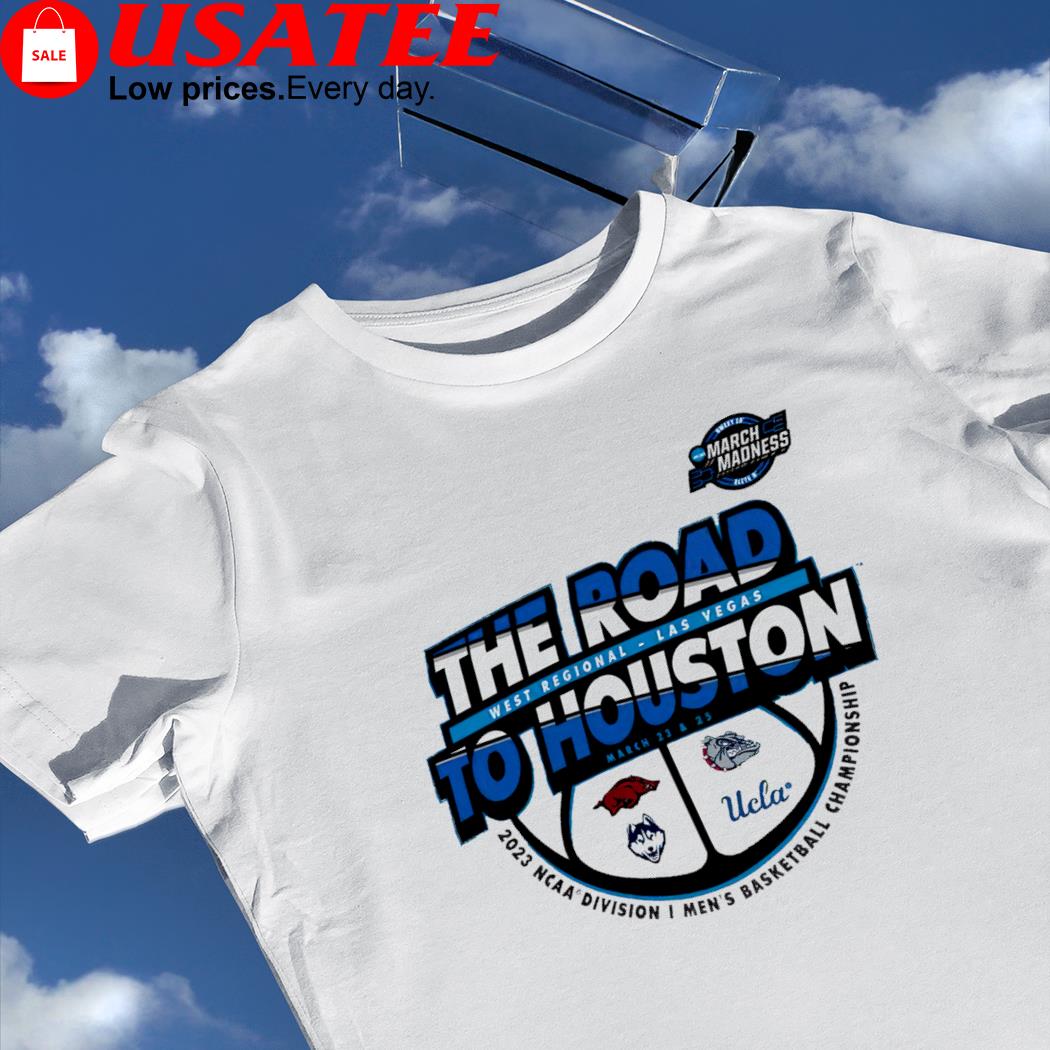 NCAA March Madness the Road to Houston West Regional Las Vegas 2023 NCAA Division I Men's Basketball Championship logo shirt