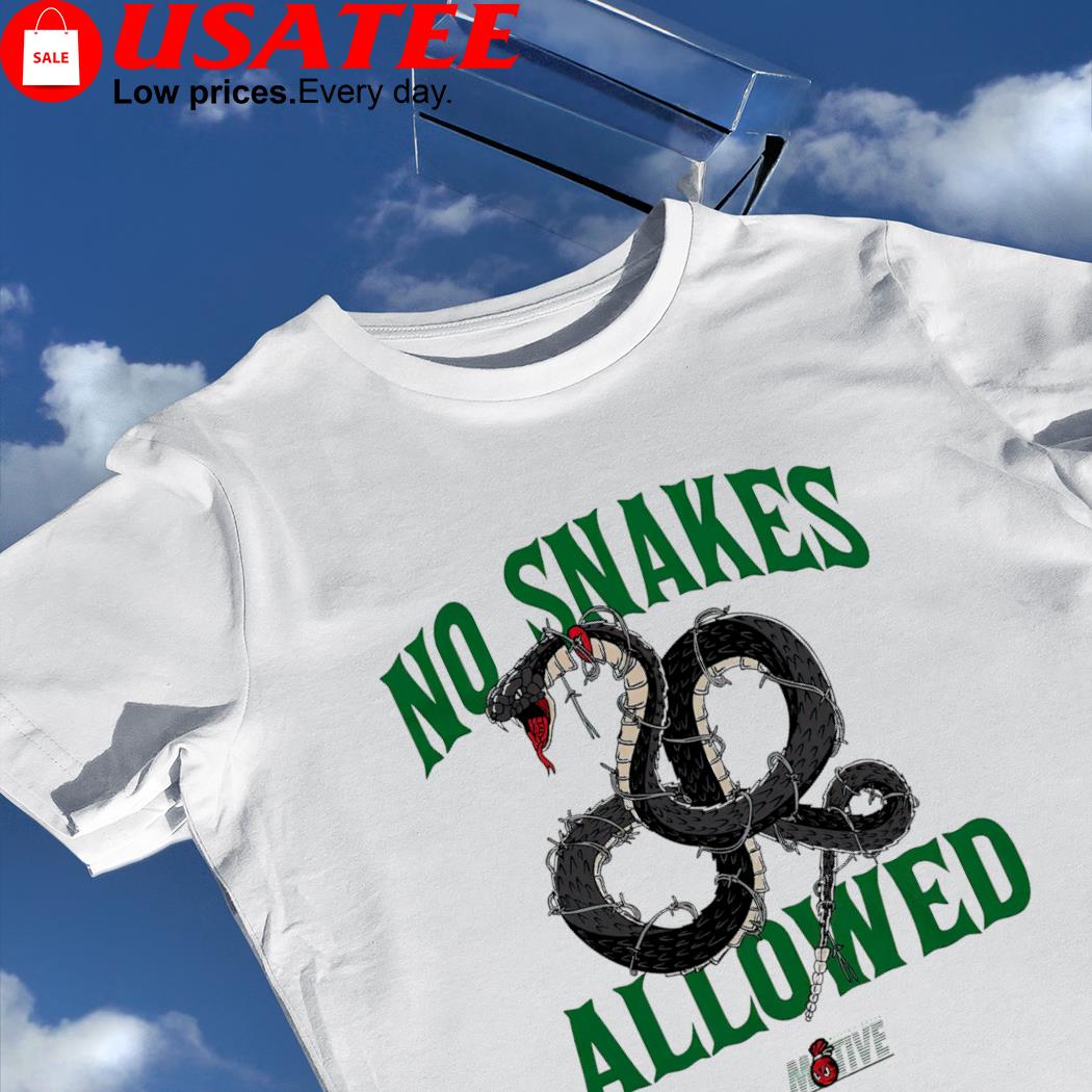 No Snakes allowed art shirt