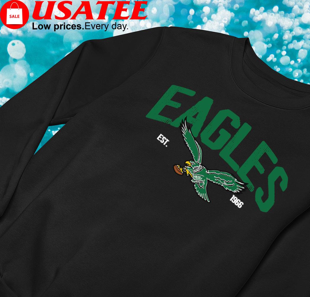 Womens Philadelphia Eagles Grey Static Notch Long Sleeve T Shirt