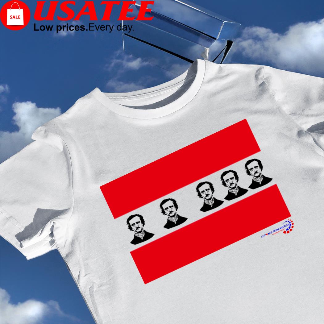 Poe 12 Points from America flag shirt