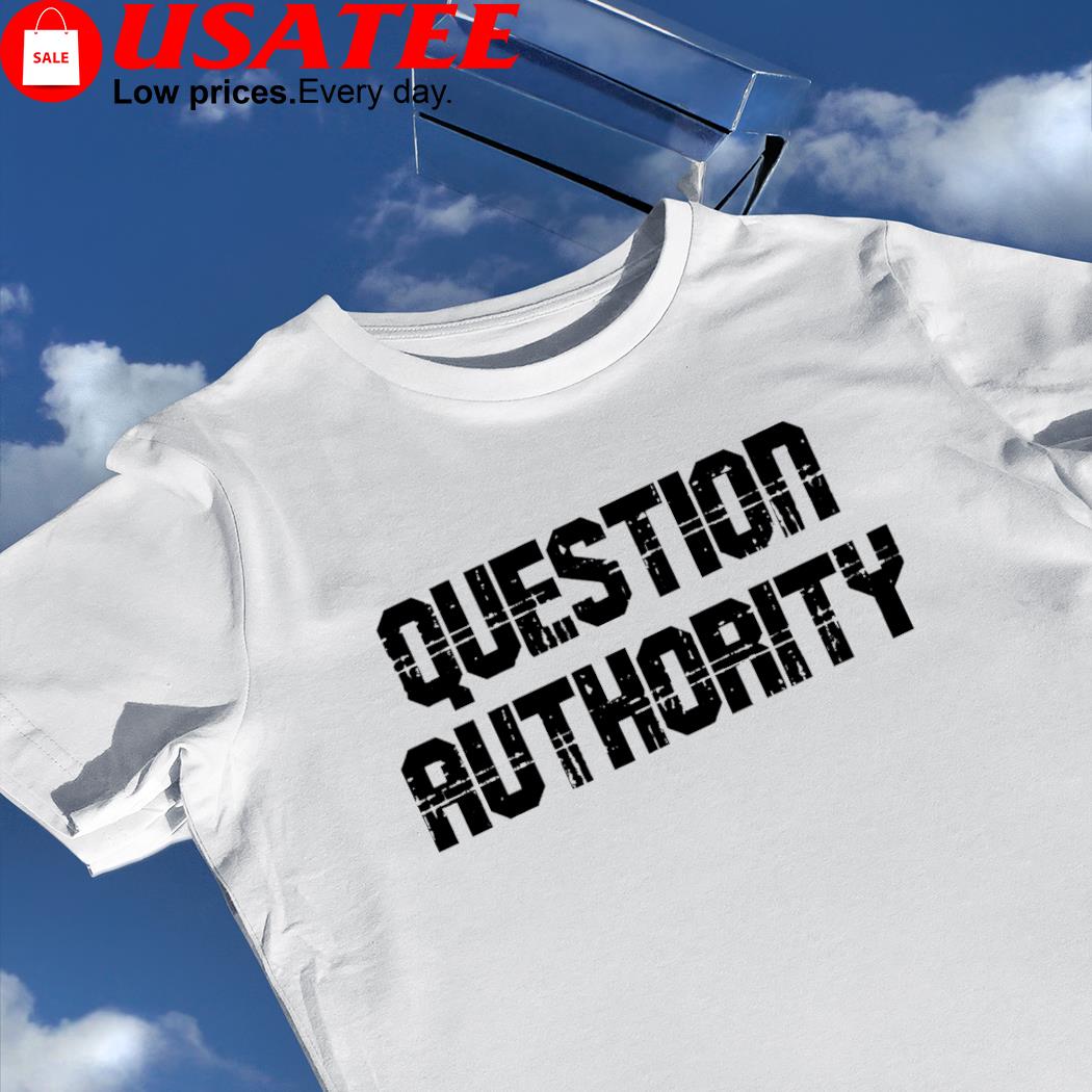 Question Authority logo shirt