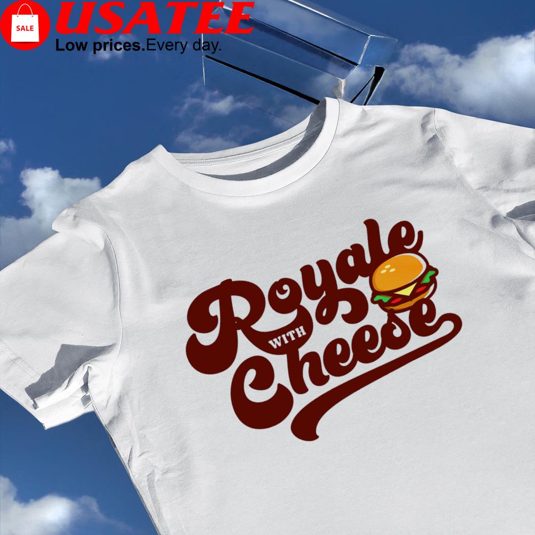 Royale with Cheese burger logo shirt