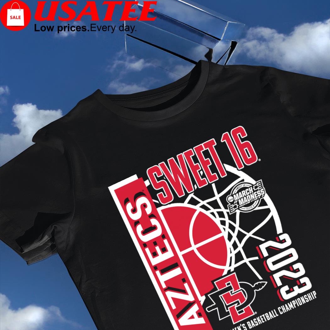 San Diego State Aztecs 2023 NCAA Division I Men's Basketball Championship Tournament March Madness Sweet 16 shirt