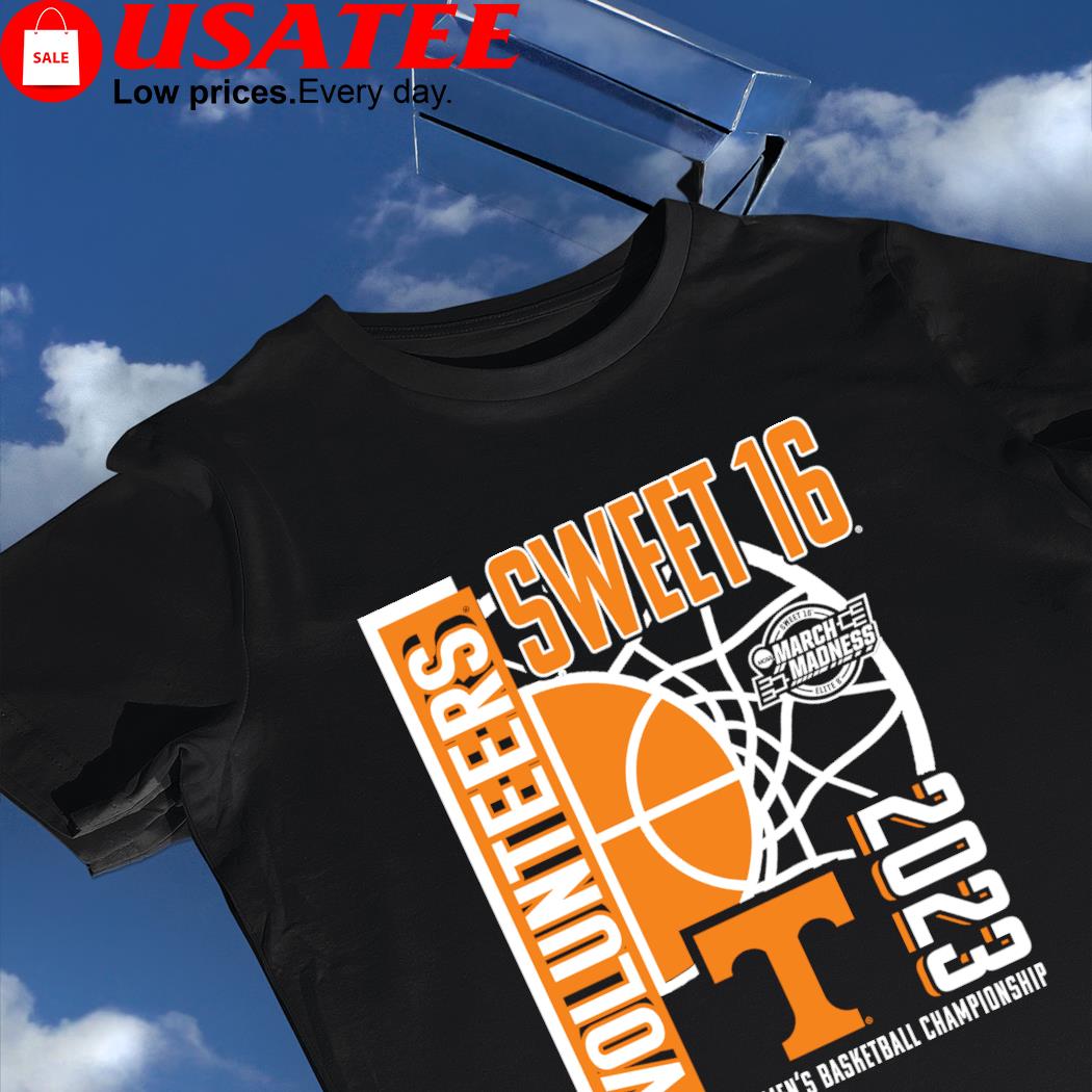 Tennessee Volunteers 2023 NCAA Division I Men's Basketball Championship Tournament March Madness Sweet 16 shirt