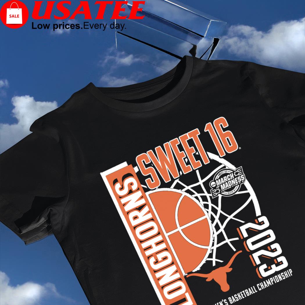 Texas Longhorns 2023 NCAA Division I Men's Basketball Championship Tournament March Madness Sweet 16 shirt