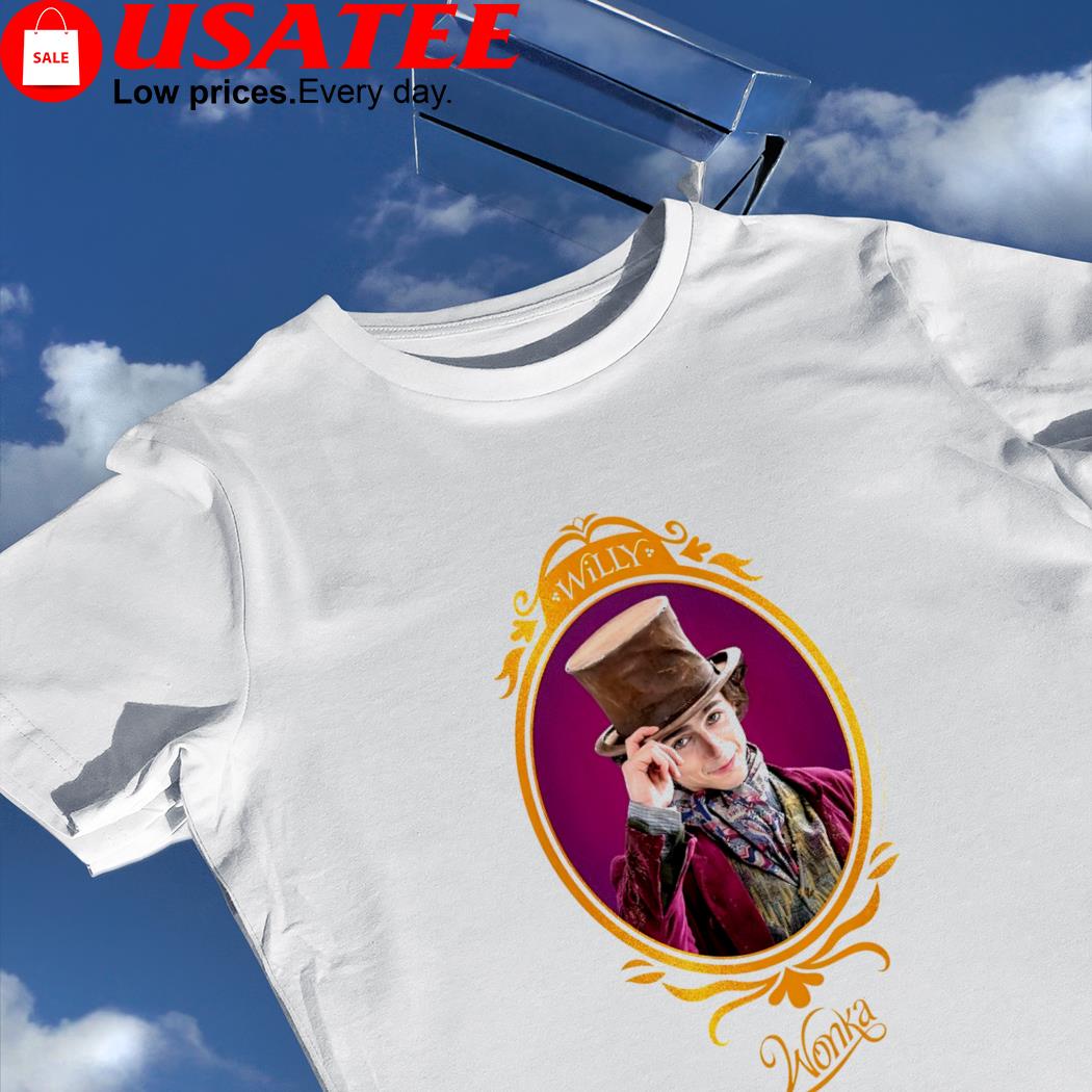 Timothée Chalamet as Willy Wonka shirt