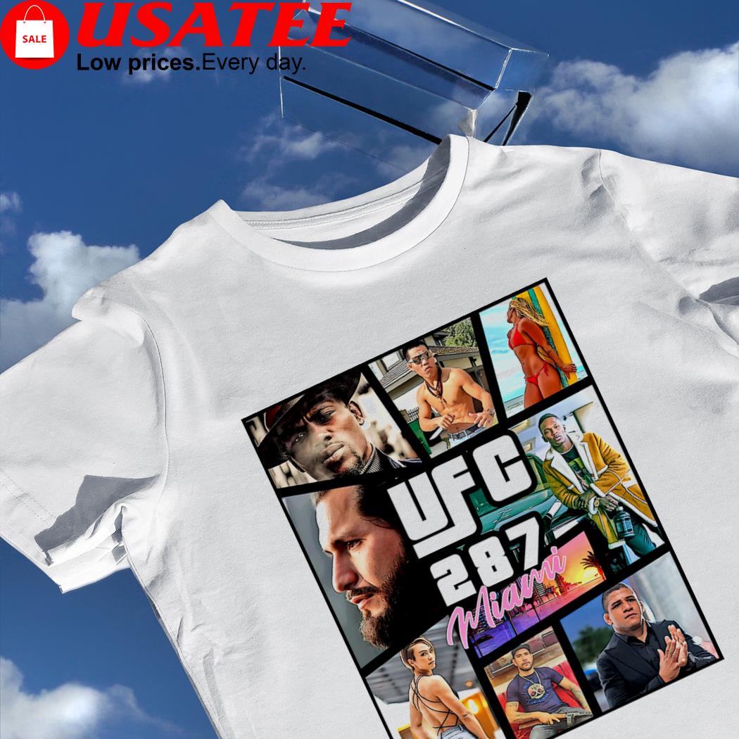 UFC 287 GTA Style game shirt