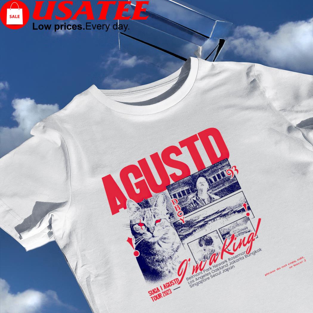 Agustd Body Suga I Agustd Tour 2023 I'm a King shirt