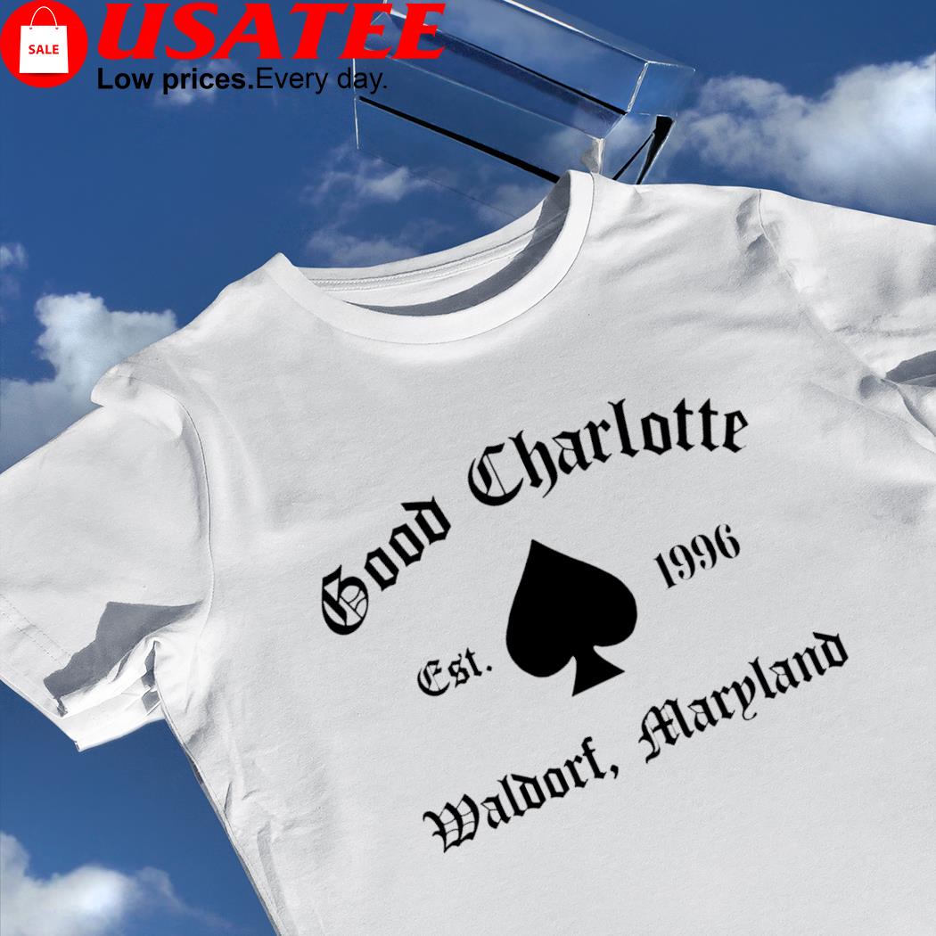 Good Charlotte Waldorf Maryland 1996 logo shirt