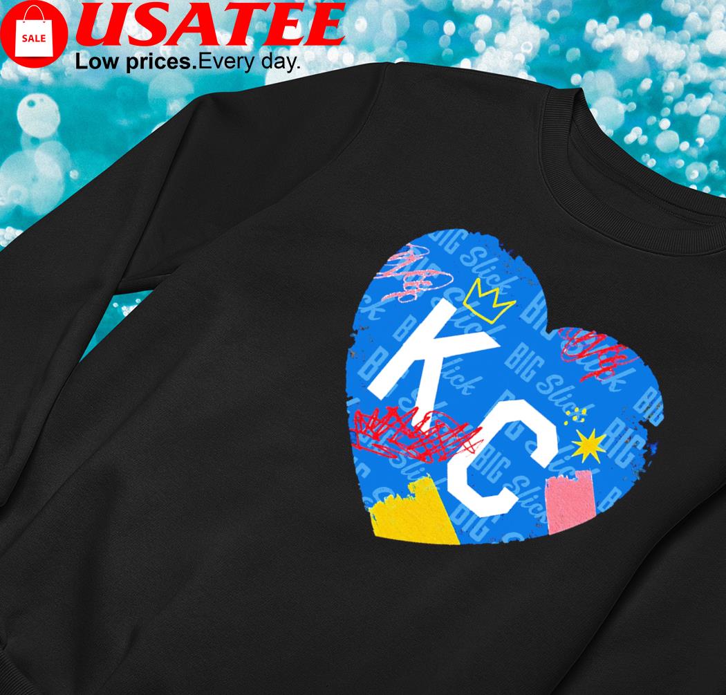 Kansas City Royals 2023 Big slick heart shirt, hoodie, sweater