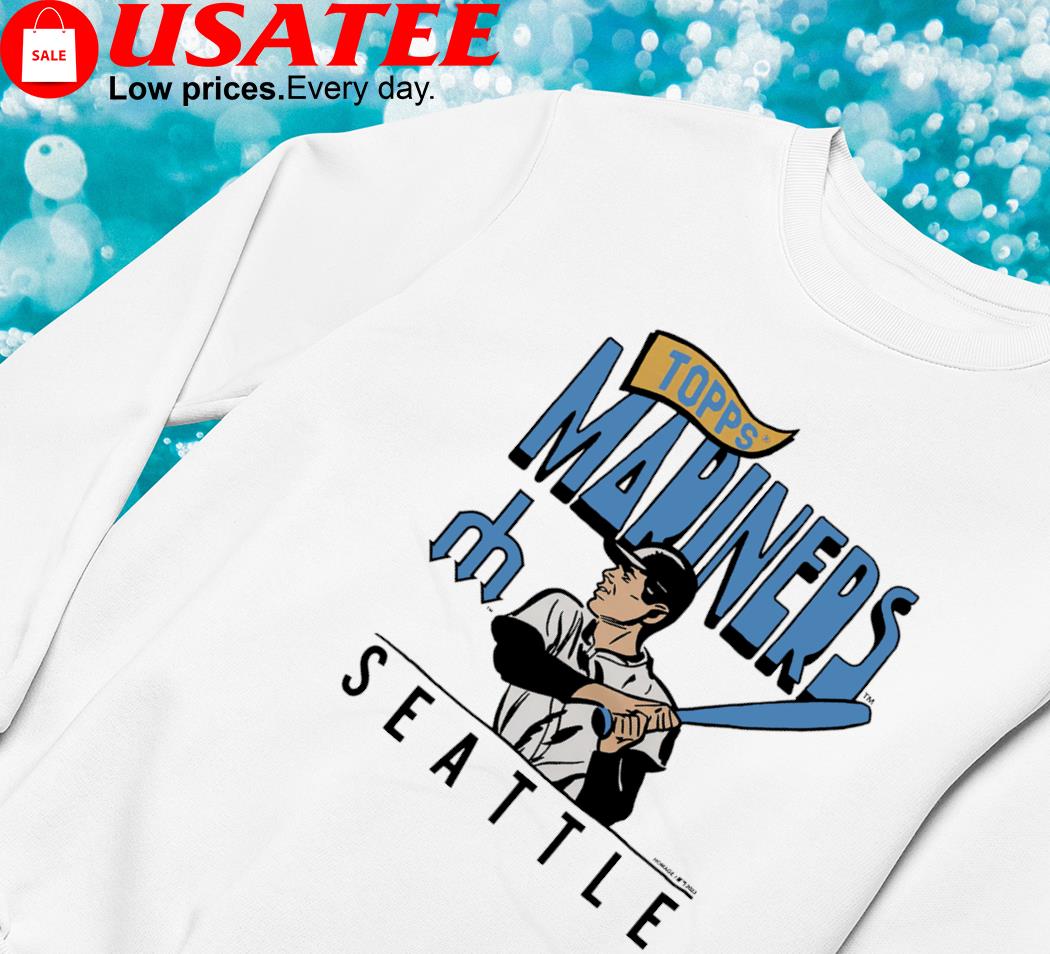 MLB x Topps Seattle Mariners baseball 2023 retro shirt, hoodie, sweater,  long sleeve and tank top