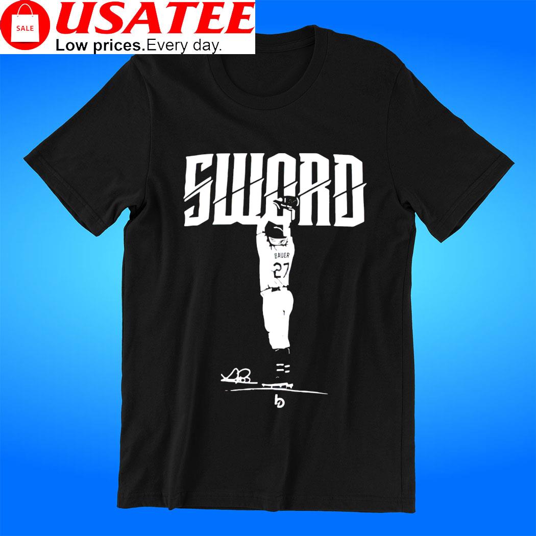 Bauer Outage Sword Trevor Bauer Shirt t-shirt by To-Tee Clothing