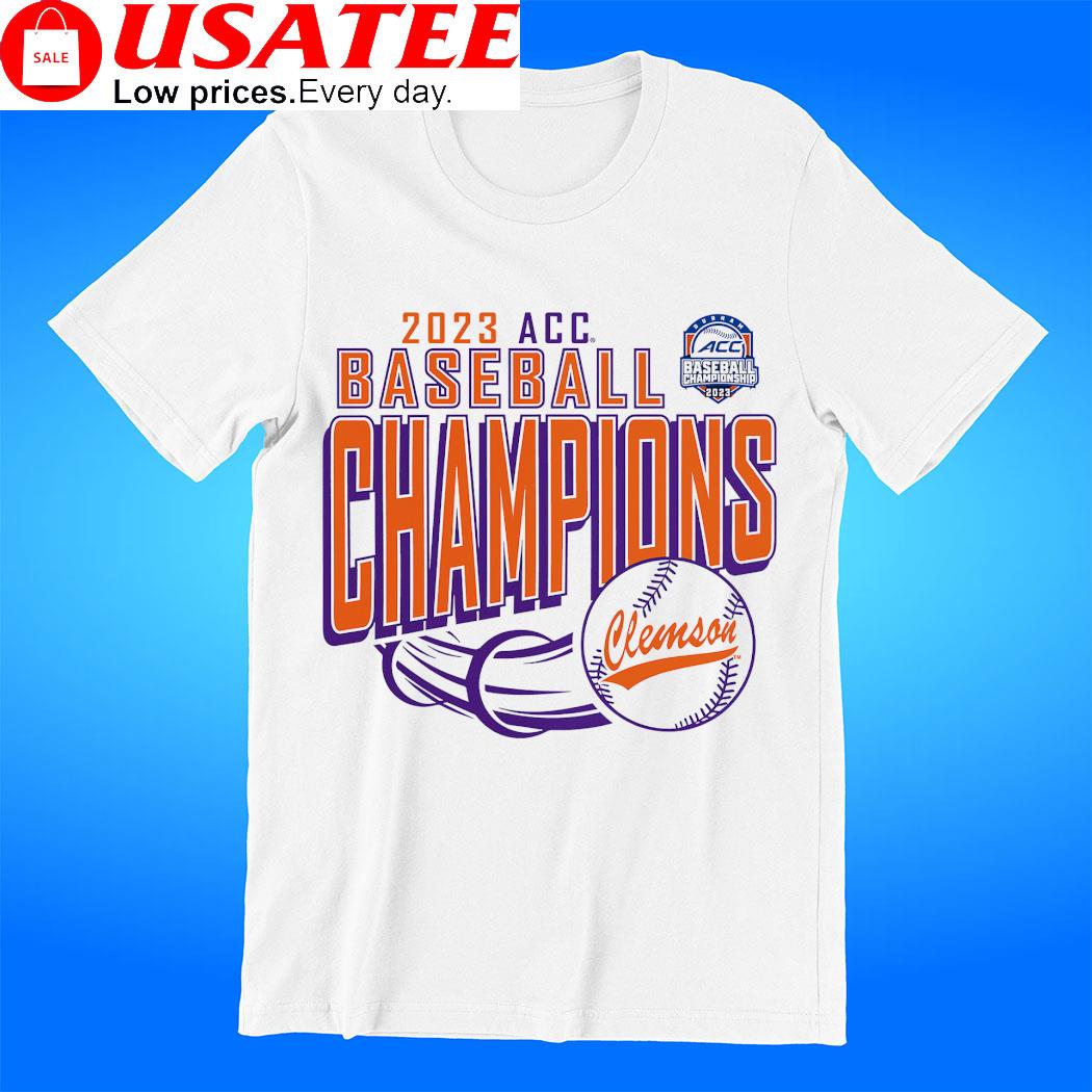 Clemson Tigers 2023 ACC Baseball Conference Tournament Champions logo