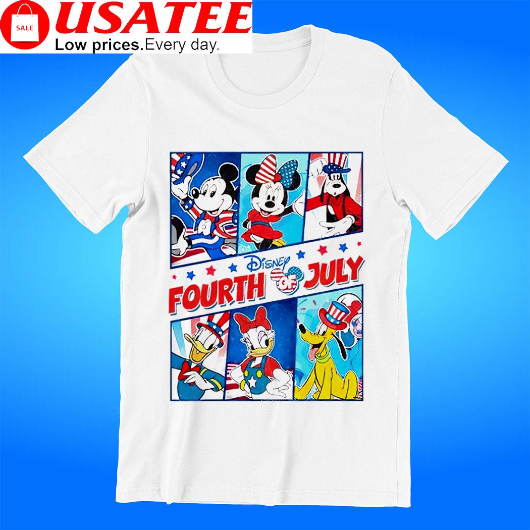 Disney Fourth of July characters cartoon shirt