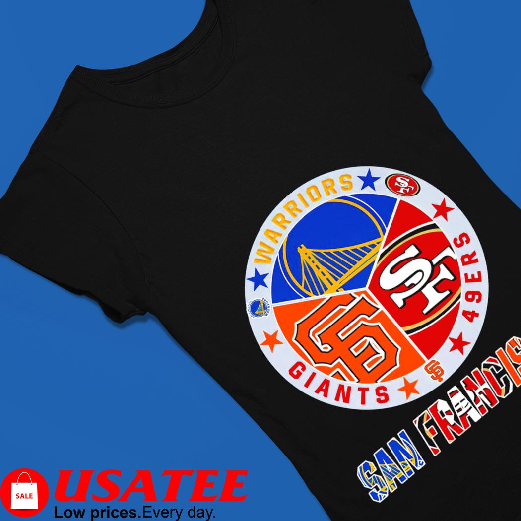 San Francisco City San Francisco 49Ers And San Francisco Giants And Golden  State Warriors Logo 2023 shirt, hoodie, sweater, long sleeve and tank top