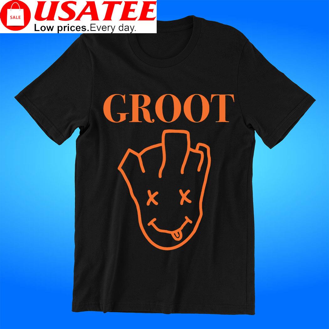 Groot x Nirvana Grunge Groot art shirt