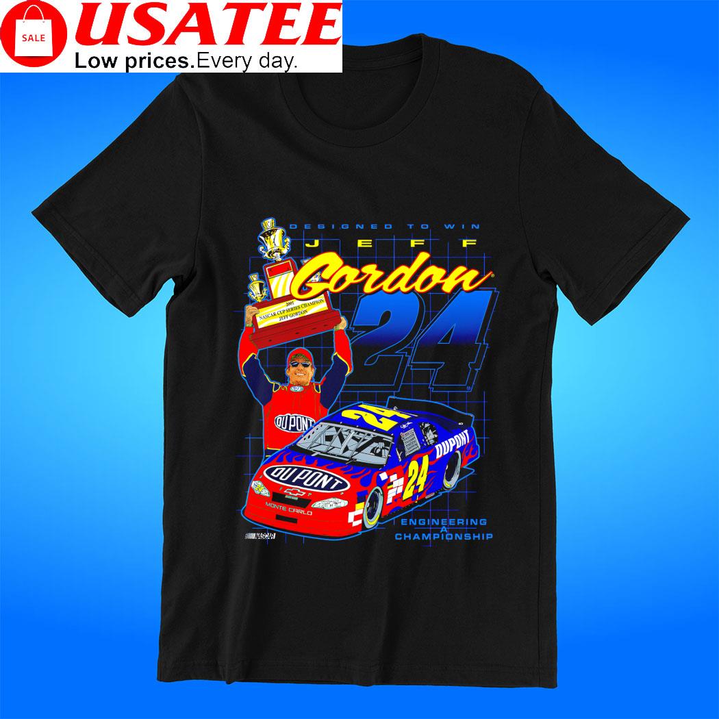 Jeff Gordon Hendrick Motorsports Team Collection Legends Trophy Engineering A Championship shirt