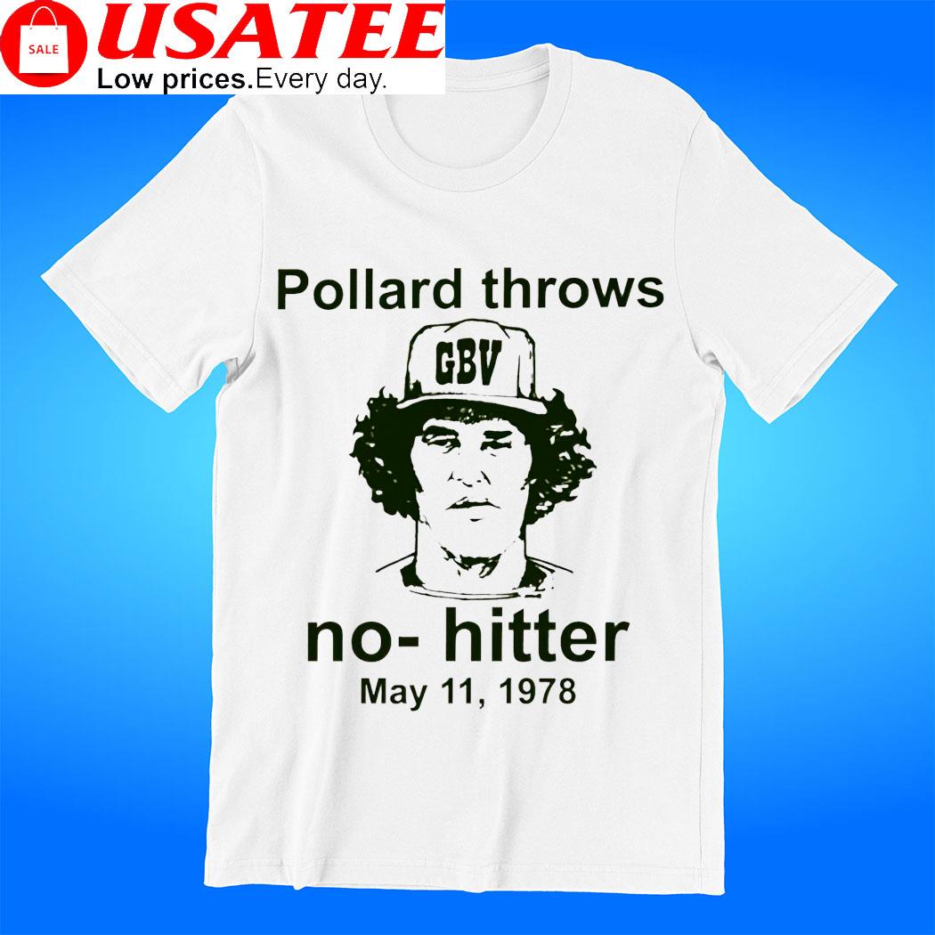 Robert Pollard throws no hitter 1978 retro shirt