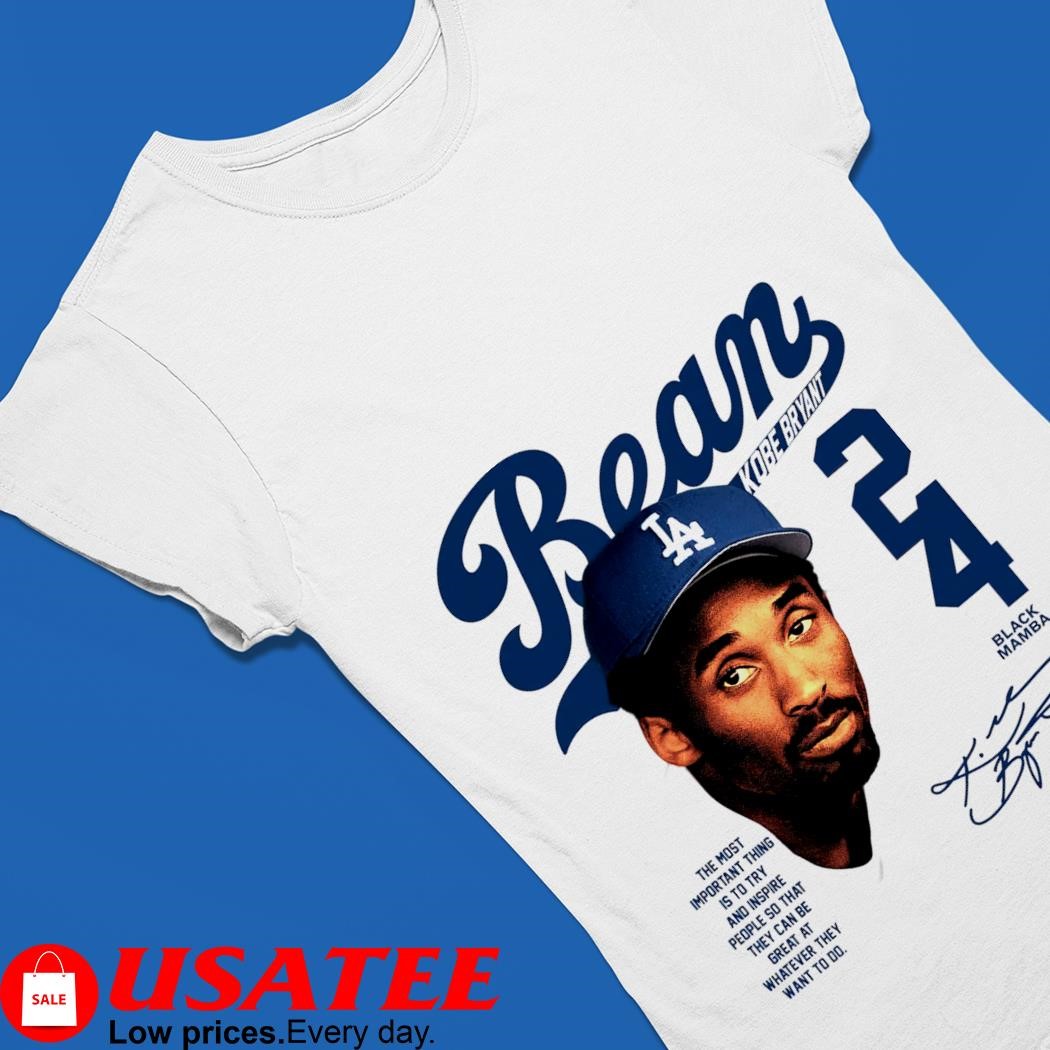 Official Kobe Bryant los angeles Dodgers hat signature T-shirt, hoodie,  tank top, sweater and long sleeve t-shirt