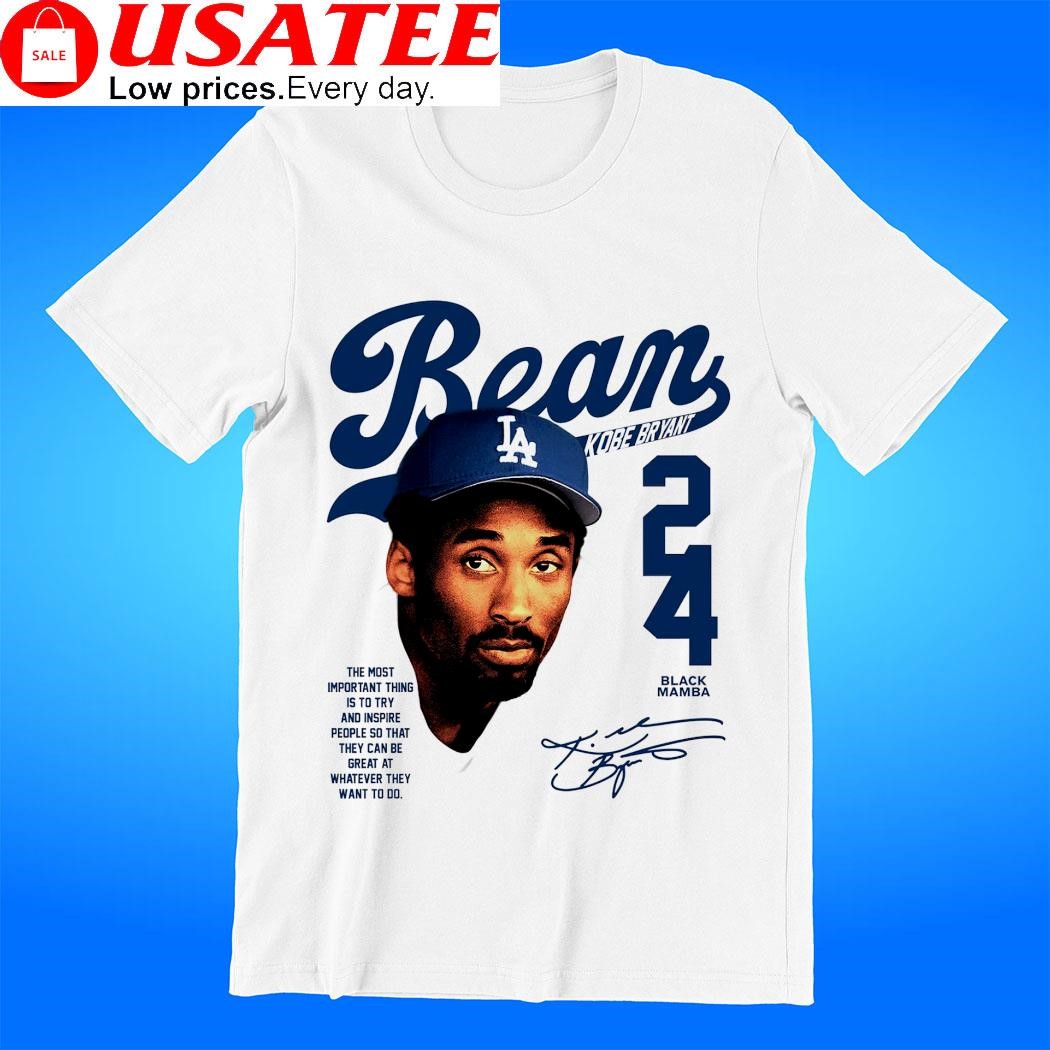 Kobe Bryant Bean LA Dodgers signature shirt, hoodie, sweater, long sleeve  and tank top