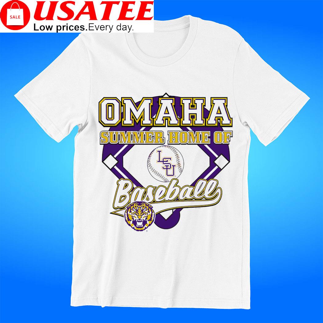 LSU Tigers Baseball Summer Home Omaha Garment Dyed Summer Home of