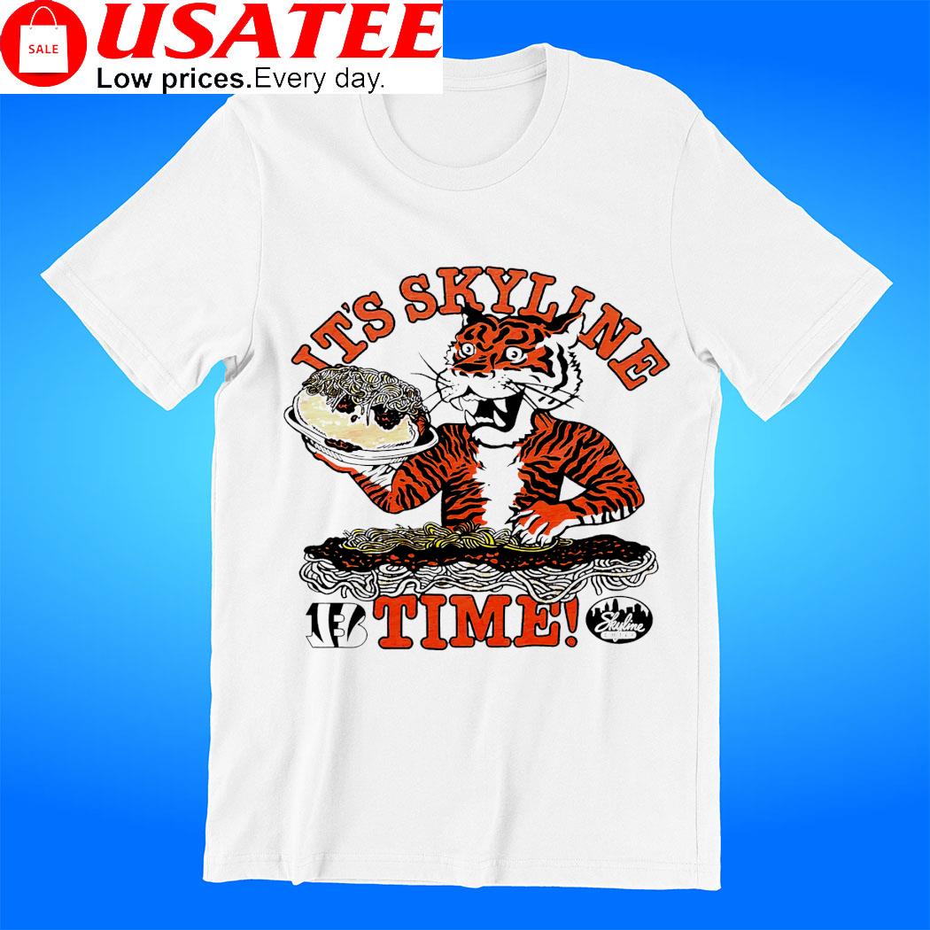 It's skyline time Cincinnati Bengals shirt, hoodie, sweater and v-neck t- shirt