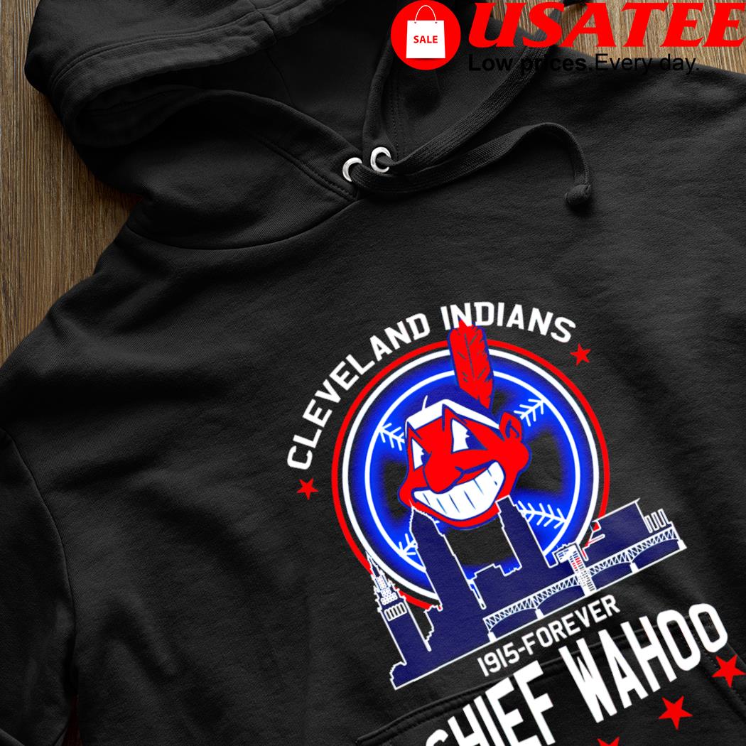 Cleveland Indians 1915-Forever Chief Wahoo American flag shirt