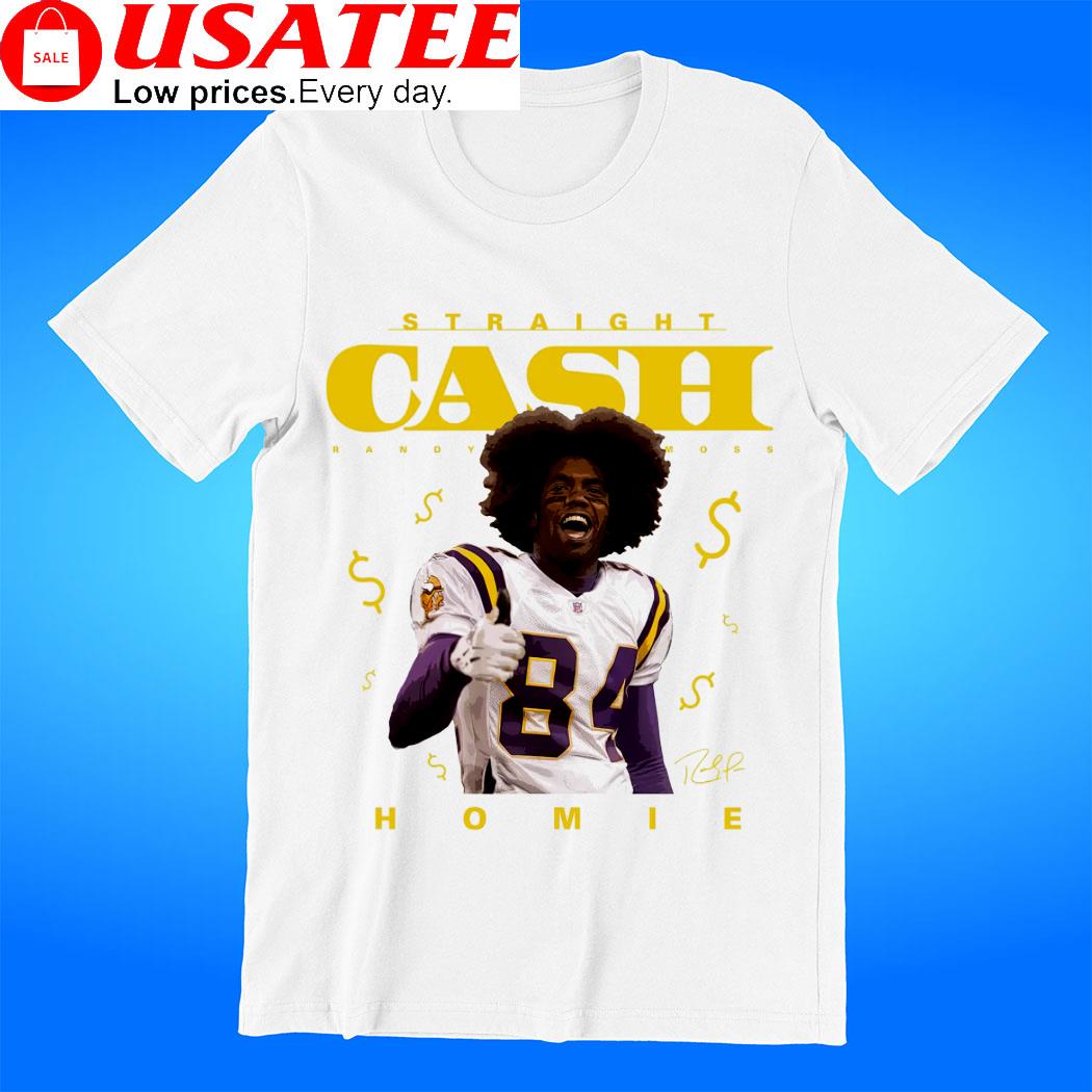 Minnesota Vikings Randy Moss Straight Cash Homie Signature 2023