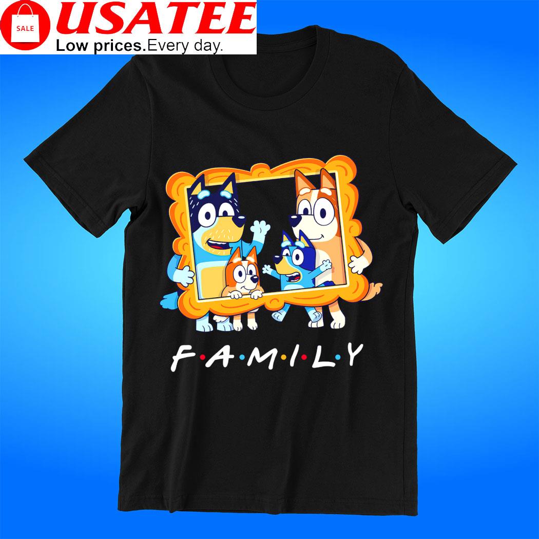 Cartoon For Real Life Bluey Family Shirt