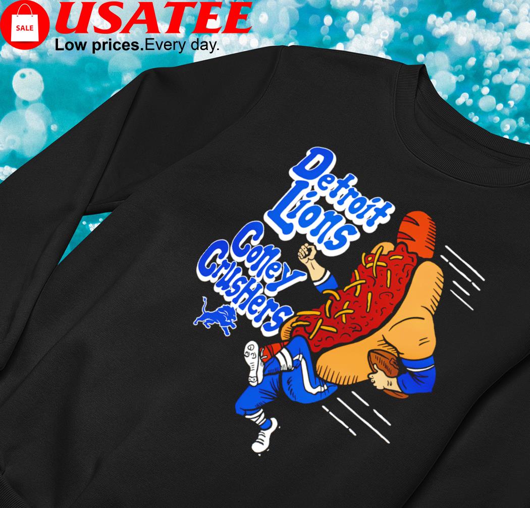 Detroit Lions coney crushers Guy Fieri's Flavortown shirt, hoodie, sweater,  long sleeve and tank top