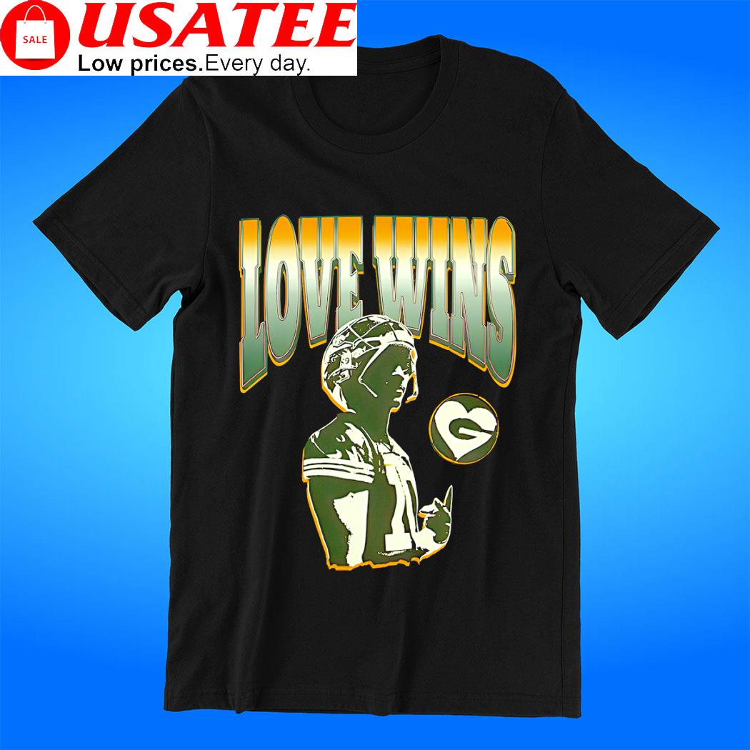 Green Bay Packers Jordan Love Wins Vintage Shirt - Peanutstee